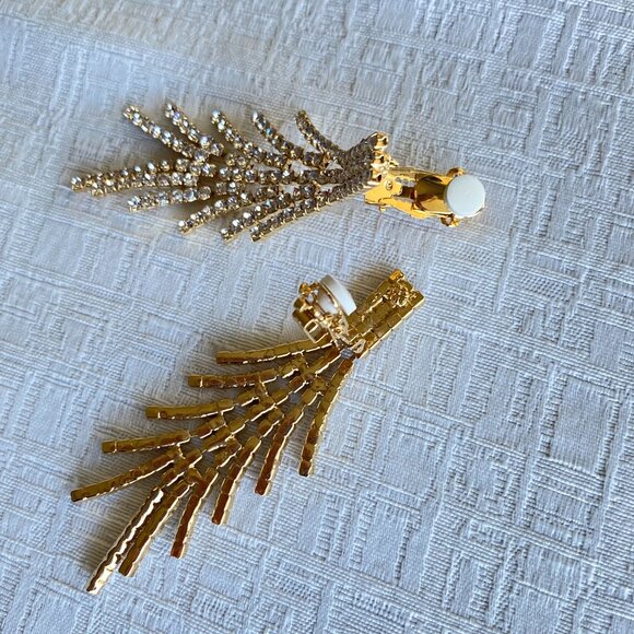 Fifth Avenue Matching Necklace & Clip On Earrings NIB - Picture 2 of 7